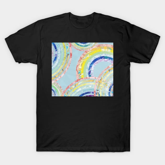 Marbled Paper Rainbows T-Shirt by MarbleCloud